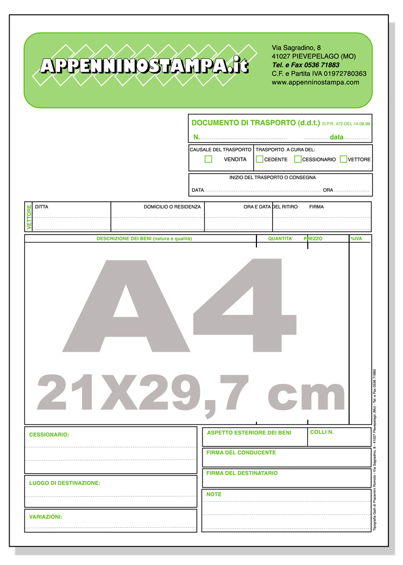 BLOCCHI AUTORICALCANTI A4