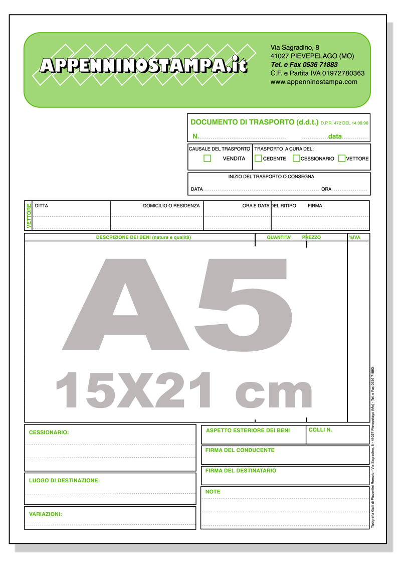 BLOCCHI AUTORICALCANTI A5