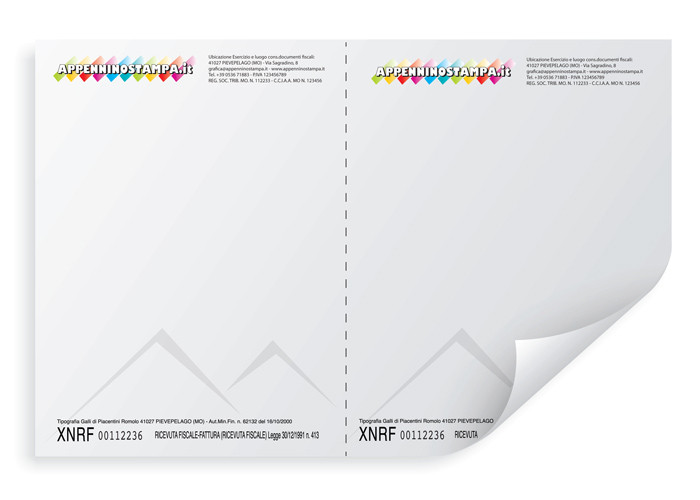 Ricevute NON FISCALI per stampanti