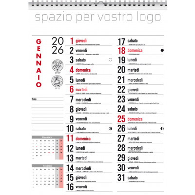 Calendario olandese 2026 personalizzato